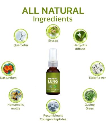2PCS Herbal Lung Cleanse Mist - Powerful Lung Support & Breathe Essence 30ML - Buy Online on GoSupps.com