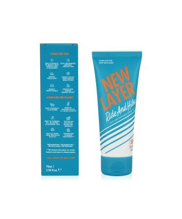 Shop New Layer Sunscreen Face SPF 50+ | Pro Vitamin D | Reef-Friendly Waterproof & Climate-Neutral | 75ml - Buy Online on GoSupps.com
