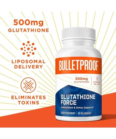 Bulletproof Immunity Bundle: Immune Complex & Glutathione Force - Antioxidants Vitamin C and Elderberry (90 Capsules each) - Buy Online on GoSupps.com