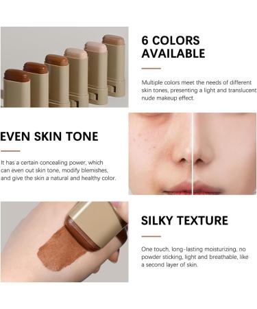  SONGVISON Stick Foundation Serum Boosted Skin Tint - Full Coverage Moisturizing Concealer with Beauty Balm Natural Glow & 24-Hour Lig - Buy Online on GoSupps.com