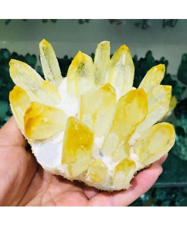 Home Natural Ghost Phantom Quartz Crystal Cluster Specimen Crystal Cluster (Size : 950-1000g)