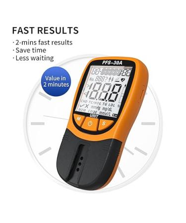 Lipid Test Kit | Cholesterol Tester Meter | All-in-One at Home | 10 Profile Cholesterol Test Strips Included - Buy Online on GoSupps.com