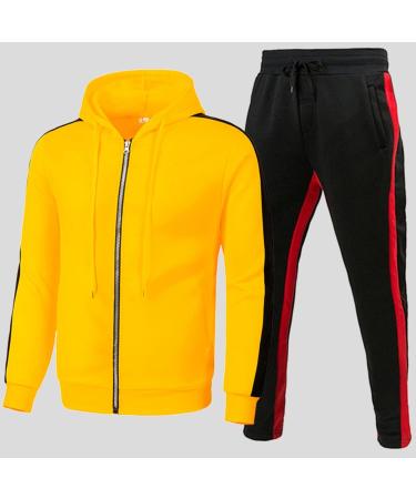 Hanxiulin Men's Training Suit - Jogging Pants & Hooded Sports Outfit | Fitness & Jogging Wear in 3XL - Buy Online on GoSupps.com