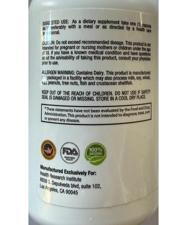 Probitrinol Probiotic Supplement Digestive Health 30 Capsules Health Reserch Institute White - Buy Online on GoSupps.com