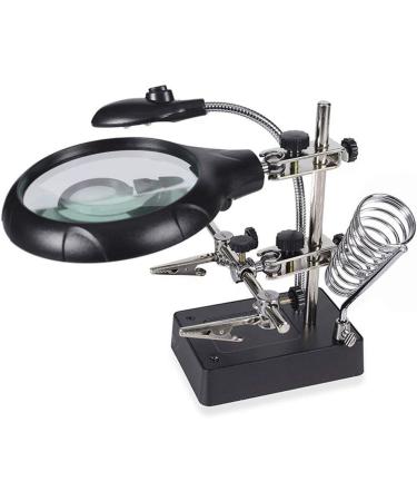 Multifunctional Led Auxiliary Clip Magnifying Glass Desktop Magnifying Glass Good Times - Buy Online on GoSupps.com