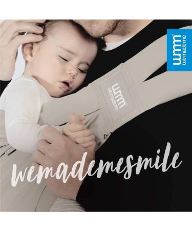 We Made Me Smile Organic Baby Sling | 5 Carry Positions | 3.6-15.9kg | Pebble - Buy Online on GoSupps.com