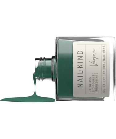 NAILKIND Green Nail Polish - Snake Charmer - Bright Nail Varnish - Vegan Nail Lacquer + Peta Certified + Cruelty Free - Quick Drying & Long Lasting - Chip Resistant Manicure - 8ml - Buy Online on GoSupps.com