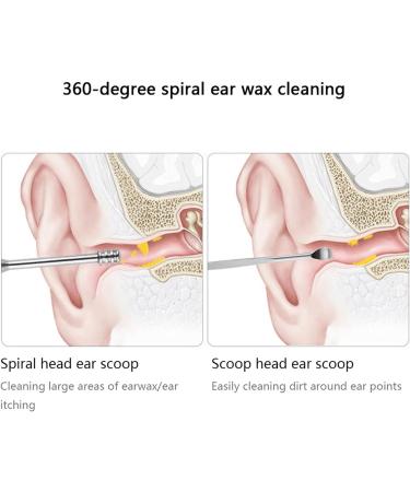 6Pcs Stainless Steel Ear Wax Pickers Removal Kit with Box - Ear Wax Remover Cleaning Tool - Buy Online on GoSupps.com