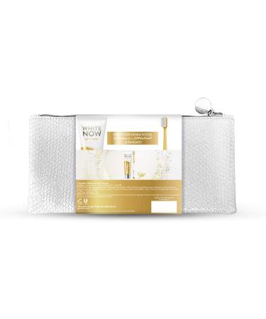 Buy Mentadent White Now Pochette by Giulia de Lellis - 2 Rigid Toothwhitening Toothpaste & 1 Toothbrush - International Shipping Available - Buy Online on GoSupps.com