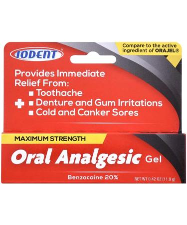 DDI Iodent Oral Analgesic - Pack of 24 - 0.42 Oz.
