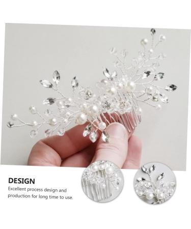 Mikinona 1 PC Piece Pearl Comb Wedding Hair Comb Bridal Hair Comb Wedding Headdress Wedding Hair Headdress - Buy Online on GoSupps.com
