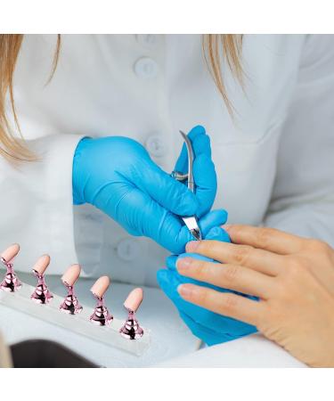 False Nail Stand displayer Holder for Nail Art Practice Transparent Acrylic Transparent Acrylic Nail Holder False Nail Stand Manicure Nail Displayer Nail Practice Show Board - Buy Online on GoSupps.com