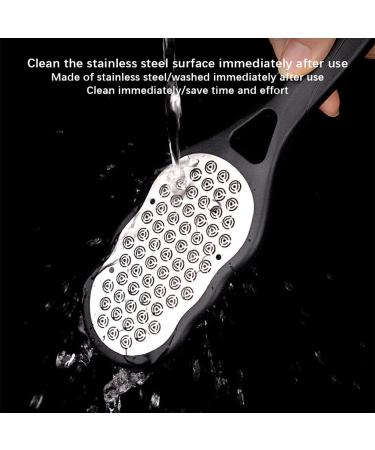 dijiusidy Skin Scraper Scrapping Tool Foot Grater ABS Stainless Steel Compact Size Handily Gripped Simple Operation Safety White - Buy Online on GoSupps.com