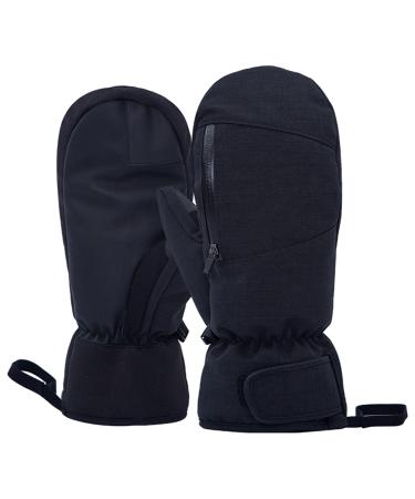 Gloves men's winter waterproof winter gloves women ski gloves women warm maids gloves men touchscreen snowboard glove men ski gloves men waterproof l black - Buy Online on GoSupps.com