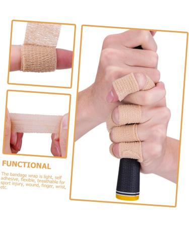 BESPORTBLE Finger Self Adhesive Sports Wrap Nonwoven Medical Tape Bandages (450x2.5cm) for Pets & Lovers Adjustable Durable & Easy to Use - Buy Online on GoSupps.com