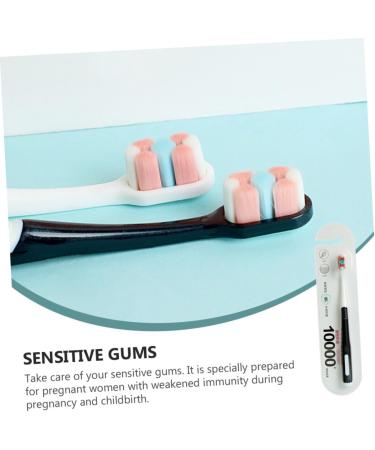 Extra Soft Paternity Month Toothbrush Set - 4 Piece Micro Manual Tooth Cleaning Tool for Pregnant Women - PBT Bristles for Gentle Oral Care - Buy Online on GoSupps.com
