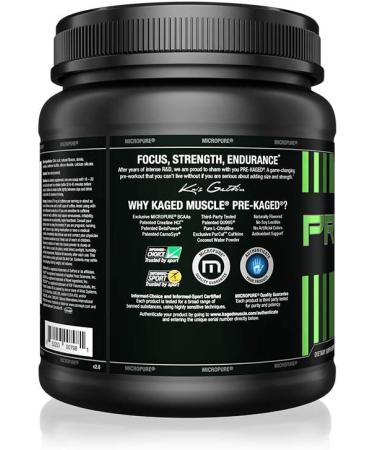 KAGED MUSCLE Pre Workout Powder for Men & Women - Intense Energy, Focus & Pumps - Fruit Punch Flavor - 20 Servings - Buy Online on GoSupps.com