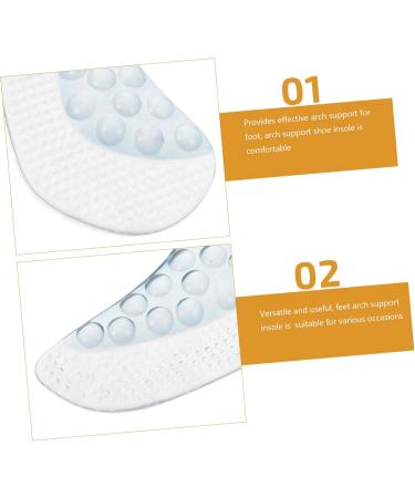 LIFKOME Arch Support Insoles - Silicone Foot Inserts for Enhanced Comfort & Orthopedic Support | Ideal for Adults & Kids - Buy Online on GoSupps.com