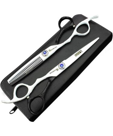 6-Inch Left Handed Hairdresser Scissors Hairdresser Hairdresser Scissors Set (6 inches 2 Pieces) - Buy Online on GoSupps.com