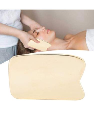 Gua Sha Brass Plate - Cuadrado Bordes Suaves Massage Tool for Face Back & Neck International Shipping Available - Buy Online on GoSupps.com