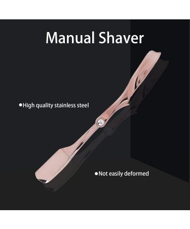 Buy Professional Folding Straight Edge Razor & Holder for Men - Rose Gold | Premium Quality Shaving Tool - International Shipping Available - Buy Online on GoSupps.com