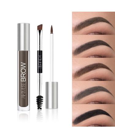 Eyret Eyebrow Cream Waterproof Liquid Eyebrows Tinted Long Lasting 24 Hours Natural Brows Makeup for Women and Girls(#BLACK BROWN)