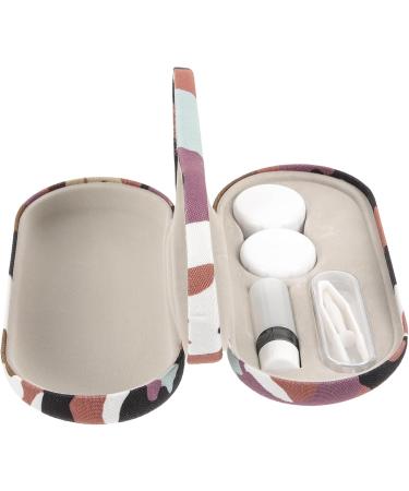 Solustre 2-in-1 Dual-Purpose Glasses & Contact Lens Case - Travel-Friendly Camouflage Eyewear Container - Buy Online on GoSupps.com