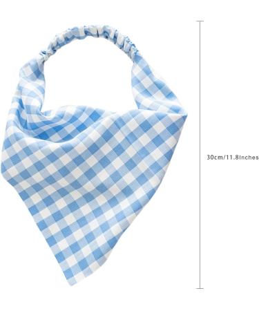 scicent Headband 4 Pieces Boho Women's Headbands Triangle Headscarves Fabric Bandanas Turban Hair Bands Elastic Hair Scarf Head Accessories for Women and Girls - 23806 - Buy Online on GoSupps.com