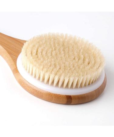 Ithyes Body Brush - Natural Bamboo Dry Brushing Back Scrubber for Exfoliation & Blood Circulation - Buy Online on GoSupps.com