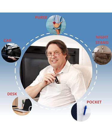 Hubeye Portable Metal Reading Glasses - Flexible Light Vision Classic Unisex Design Feather Hinge Includes Case - 1.00 Diopter - International Shipping Available - Buy Online on GoSupps.com