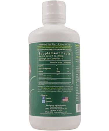 Real Aloe Inc Aloe Vera Gel - 32 fl oz | Soothing and Hydrating Skin Care Solution - Buy Online on GoSupps.com