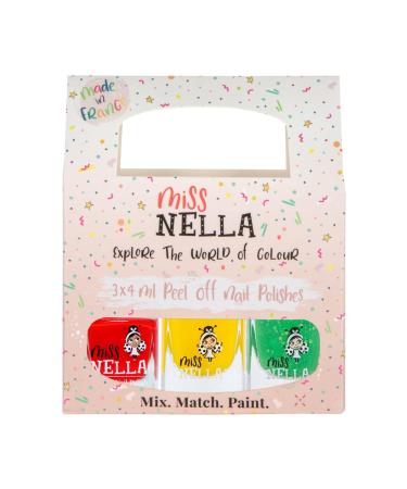 Miss Nella Traffic Lights Set of 3 Miss Nella Nagel Lacquer Lacquer Palatinate and Smell-Neutral.Our nail polish is safe and fun!