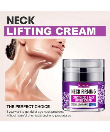 Collagen Face & Neck Firming Cream - Best Neck Tightening & Lifting Moisturizer for Sagging Skin | Day & Night Recovery - Buy Online on GoSupps.com