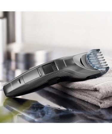 Buy Panasonic Performance Hair Clippers - Corded/Cordless Hair & Beard Trimmer with Adjustable Length - ER-GC63-H (Silver) - International Shipping Available - Buy Online on GoSupps.com