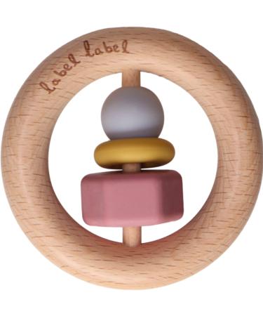 Label label Bijtring Roze