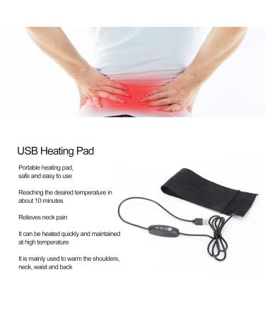 USB Heating Pad - Foldable Carbon Fiber | 3-Speed Temperature Adjustment for Shoulder Pain Relief - DC 5V Portable Heating Pad - Buy Online on GoSupps.com