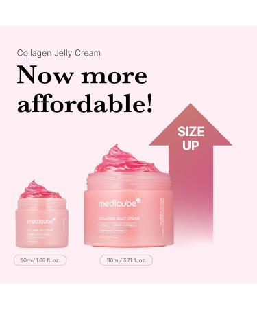 Medicube Collagen Jelly Cream- Niacinamide & Freeze-Dried Hydrolyzed Collagen - Boosts skin's barrier hydration and gives 24h Glow & Lifted Look - Korean skincare (1.69 Fl Oz (Pack of 1)) 1.69 Ounce (Pack of 1) - Buy Online on GoSupps.com