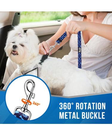 Slowton Double Dog Safety Belt - Dual-Pet Car Head Support for Small & Medium Dogs | Elastic Strap No Cable Blue | Ideal for Safe Vehicle Travel - Buy Online on GoSupps.com