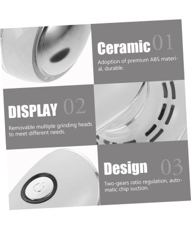 Healeved 1set Electric Foot Foot Hard Skin Scrubber Remover for Feet Remover for Foot Heel Remover Electrical Tools Electric Abs Scraper White Charging Mode - Buy Online on GoSupps.com