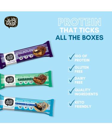 Yubi Bar Protein Bars - Variety Box - Pack of 12 - 35g - Buy Online on GoSupps.com