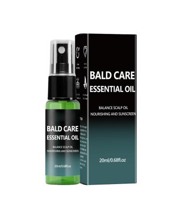Generisch Bald Head Care for Men | 20ml Aftershave Oil | Moisturizing Scalp Care | For Men After Shave Morning Evening & On The Go