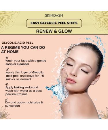 Professional 70% Glycolic Acid Peel for Youthful Glow and Skin Revitalization - Erase Wrinkles, Boost Collagen, Shrink Pores, and Fade Acne Scars at Home - Buy Online on GoSupps.com