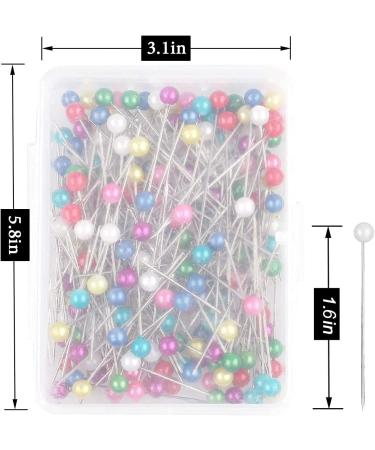 Sewing Pins: 600 PCS 1.6 Pearlized Ball Head Straight Pins for Fabric DIY Crafts - Buy Online on GoSupps.com