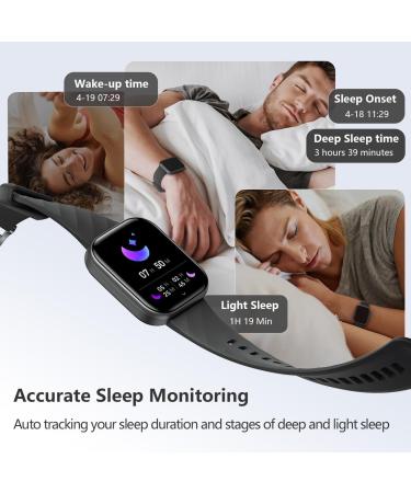 FITVII - Health & Fitness Tracker Answer/Make Calls Smart Watch with 24/7 Heart Rate and Blood Pressure Sleep Tracking Blood Oxygen Monitor 120+ Sport Modes Activity Tracker for Women Men - Buy Online on GoSupps.com