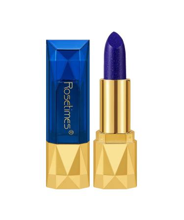 Amesor Magic Blue Lipstick - Magic Color Changing Lipstick - Temperature-Control Lipstick - Long-Lasting Colored Lip Balm Moisturizes Blue Transforms into Pink Lip Gloss