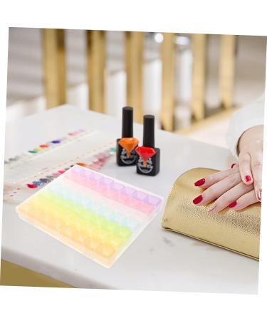 Amosfun 1 Set Nail Art Storage Box Nail Organizers and Storage Makeup Drawer Ornament Storage Bin Ornament Container Nail Acrylic Powder Nail Jewelry Diamond Box Accessories Abs 21x17.6x2cm Colorful - Buy Online on GoSupps.com