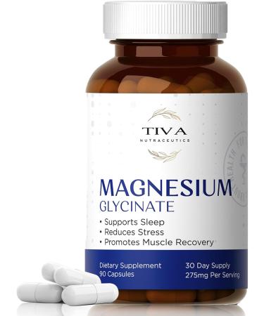 TIVAGENICS Creatine Monohydrate + Magnesium Glycinate Supplement | Muscle Strength Recovery & Sleep Support | Unflavored Powder + 90 Capsules | Vegan Non-GMO - Buy Online on GoSupps.com