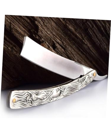 FOMIYES 2-Piece Manual Razor Set for Men - Premium Stainless Steel Hair & Beard Razor for Precision Grooming - Buy Online on GoSupps.com