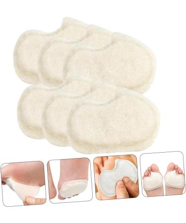 FRCOLOR 6pcs Felt Forefoot Pads for Metatarsalgia - Comfortable Heel Gel Cushions & High Heel Grips - Bulk Wool Felt Insoles for Foot Pain Relief - Buy Online on GoSupps.com