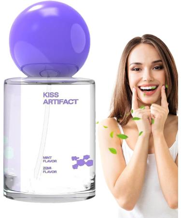  Hjatirace Alcohol Free Oral Spray Travel Oral Care Freshness Mist Natural Health Support Promotes General Oral Hygiene 20ml Purple for Men and Women - Buy Online on GoSupps.com